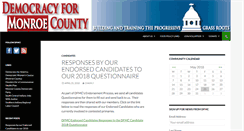 Desktop Screenshot of democracyformonroecounty.org